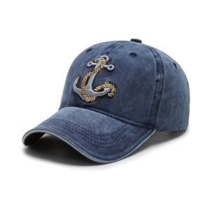 Boat Anchor Embroidered Baseball Cap