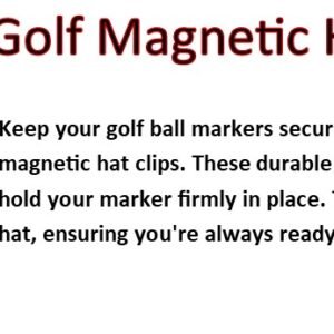 2pcs Golf Magnetic Hat Clips